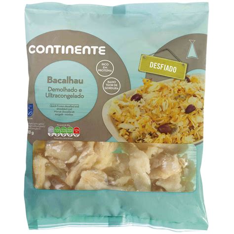 bacalhau desfiado continente|Promoção Bacalhau Desfiado Pescanova Ultracongelado 400g。